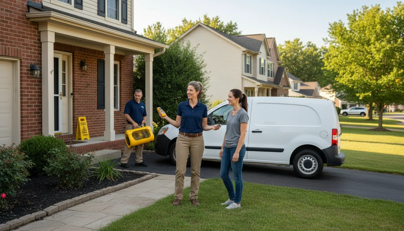 Water restoration image for Emergency Water Damage Restoration in London, OH